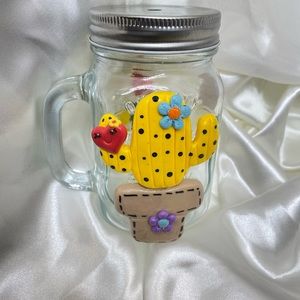 Polymer Clay Mug Cactus